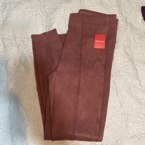 Spanx faux suede leggings. Brand New.